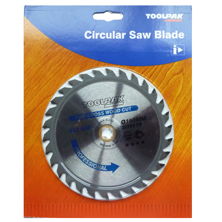 TCT Circular Saw Blade 150mm x 20mm x 30T Professional Toolpak